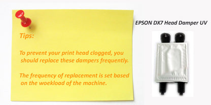 Damper UV for EPSON DX7 Head