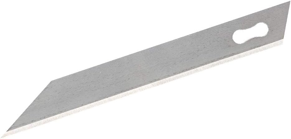 9mm Utility Knife Replacement Blades (30 degree), Perfect for Paper, Boxes, Craft, Shrink Wrap, Foam, Plastic, Thin Metal, Utility (10 Pack)