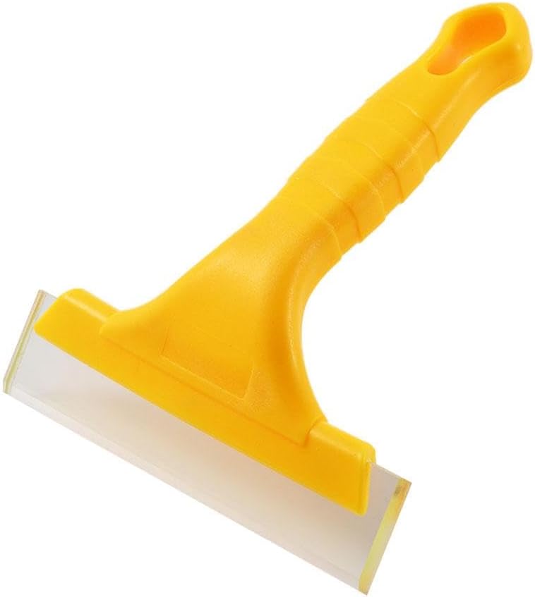 Soft Silicone Squeegee with Handle Car Windshield, Window &amp; Glass Cleaning (14cm Width)