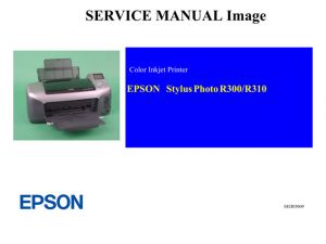 EPSON R300/R310 Service Manual
