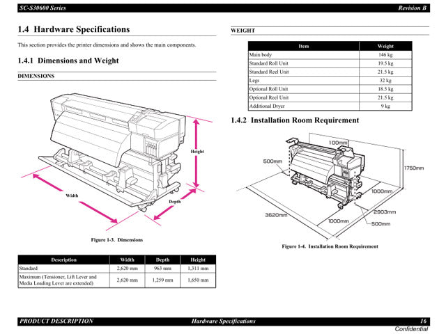 EPSON SureColor S30600 Service Manual