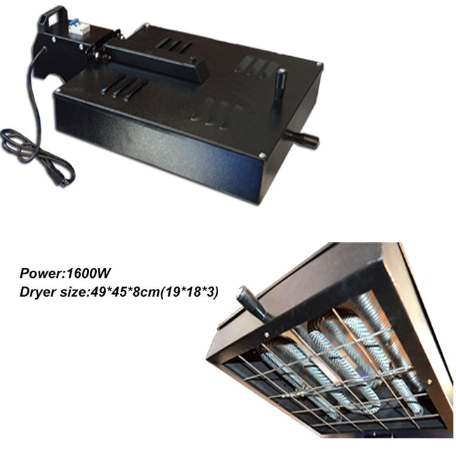 Micro-adjust 3 Color 1 Station with Dryer Screen Printing Press Machine Printer Equipment