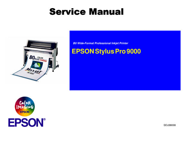 EPSON StylusPro 9000 Service Manual