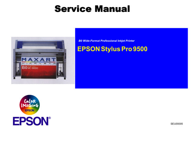 EPSON StylusPro 9500 Service Manual