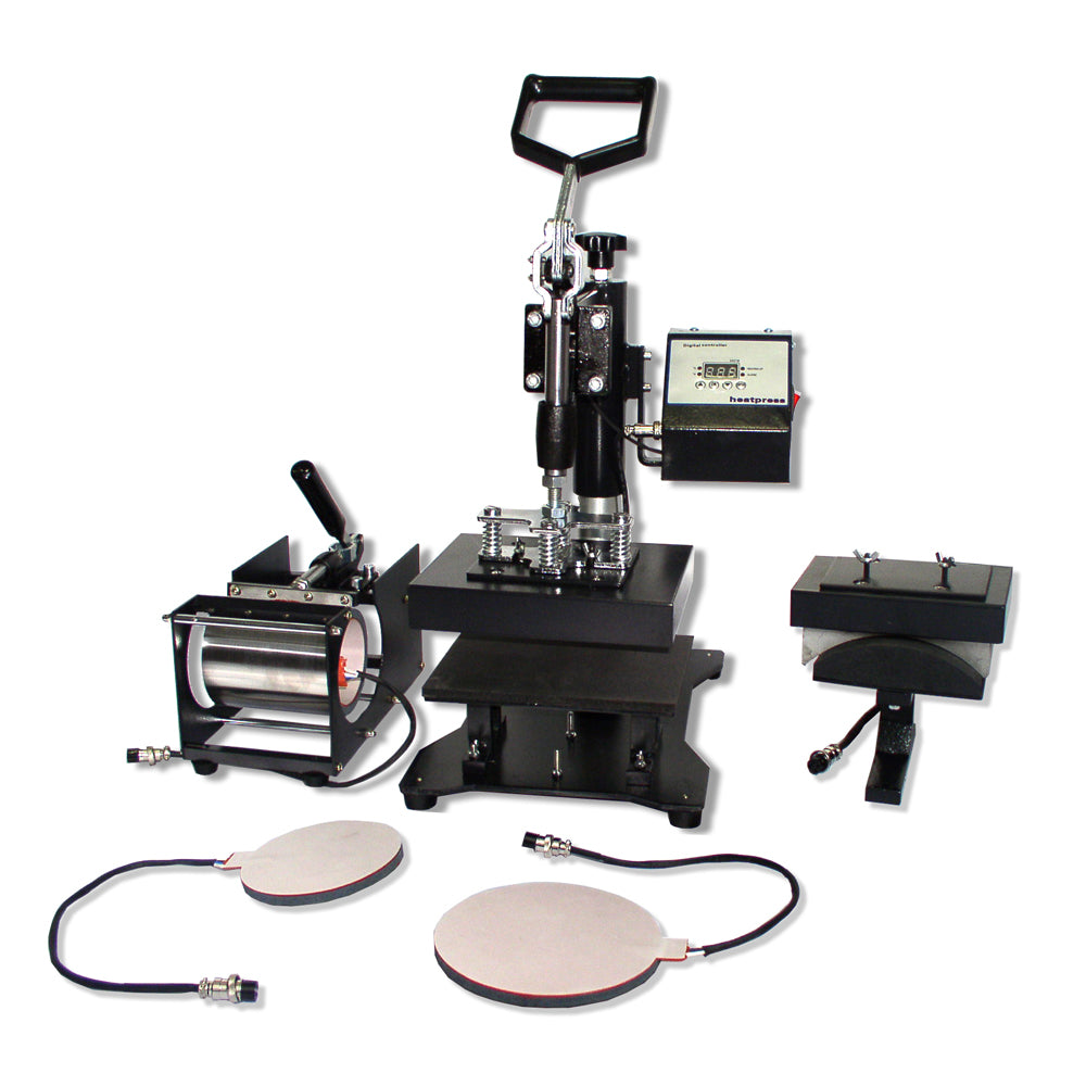 5 in 1 Combo Heat Press Machine 5.9" x 7.9" (150 x 200mm)