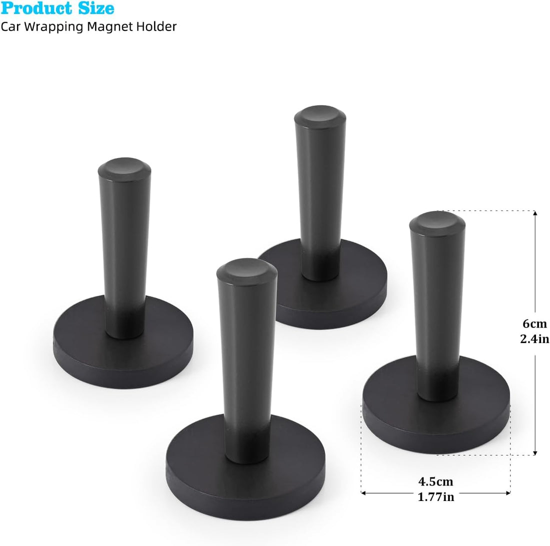 Vehicle Car Wrap Gripper Magnets Sign making Graphic Vinyl Magnet Holder - 2pcs (6 x 4.5 cm)