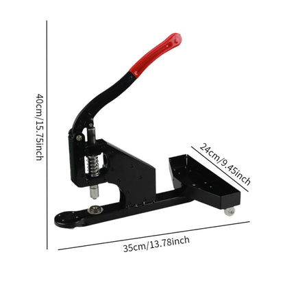 Hand Press Grommet Machine for Board Awnings Signs, Crafts, Leathercrafts, Leathercraft Tools, Grommet Tools/Setters (Eyelet inner diameter - 10mm)