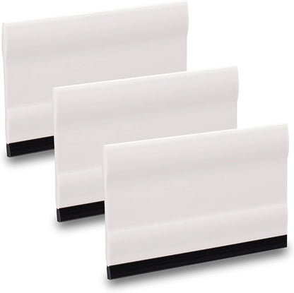 3" Window Cleaning Combo Squeegee with Soft Rubber for Car Mirror, Vehicle Side Rear Glass, Removing Water and Rain - 7.5 x 5cm (3pcs)