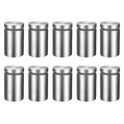 Wall Mount Acrylic Sign Standoff Screws Holders Glass Nails - 10pcs (25x40mm)