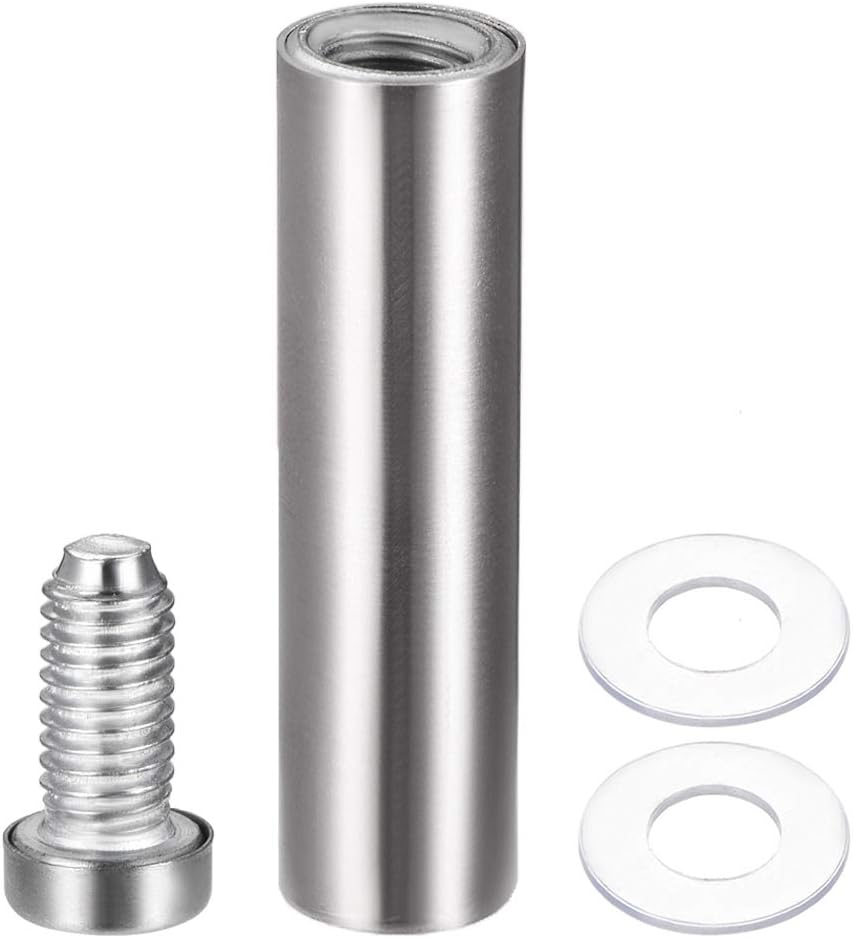 Wall Mount Acrylic Sign Standoff Screws Holders Glass Nails - 8pcs (12x53mm)