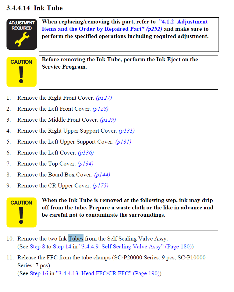 Ink Tube for EPSON P10000 P10070 - 1691354