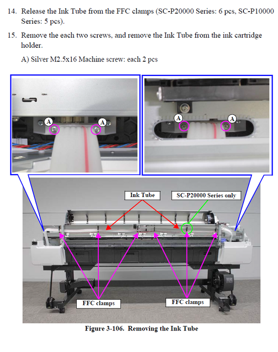 EPSON P10000 P10070 Ink Tube - 1691354