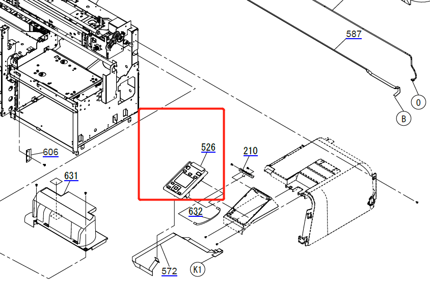 EPSON SC-P10000 P10050 P10070 / P20000 P20050 P20070 Panel ASSY - 1686210