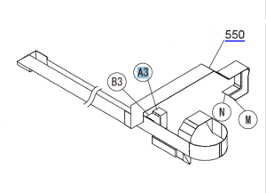 CR FFC (CN100,CN101) for EPSON P20000 P20050 P20070 - 2164704
