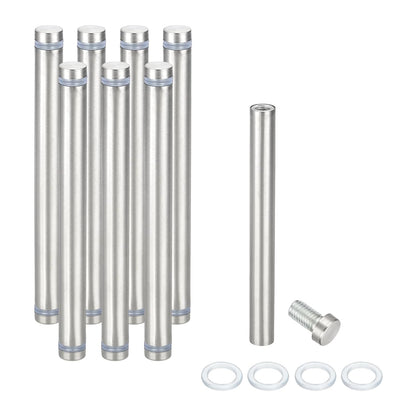 Wall Mount Acrylic Double Head Standoff Screws - 8pcs (1/2" x 5.1")