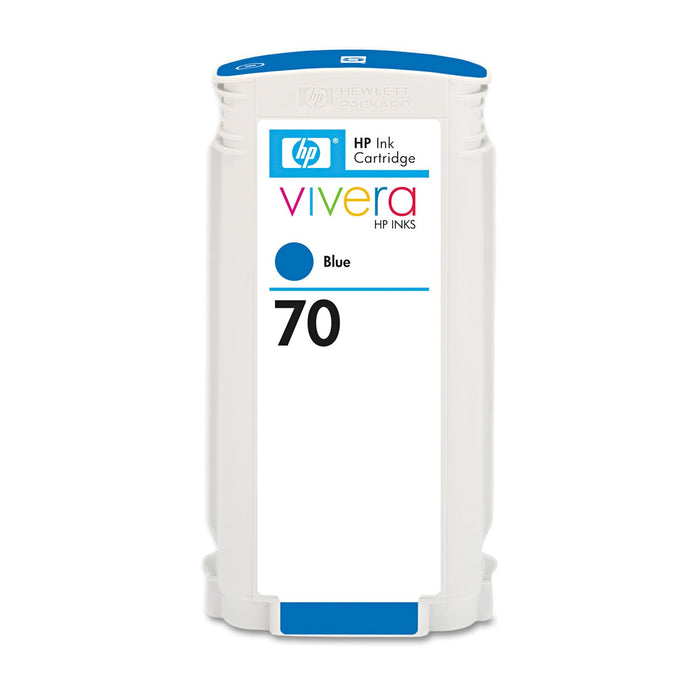 HP 70 130-ml Blue Ink Cartridge for the HP DesignJet Z3100, Z3200 Series (C9458A) - Partially Used