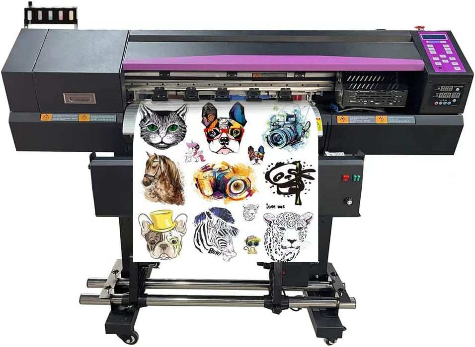POVOKICI 24In (60cm) DTF Printer with 2 E*pson I3200-A1 Printheads, Direct to Film Printer T-Shirt Printing US Stock (Photoprint or Maintop 6.1 Software)