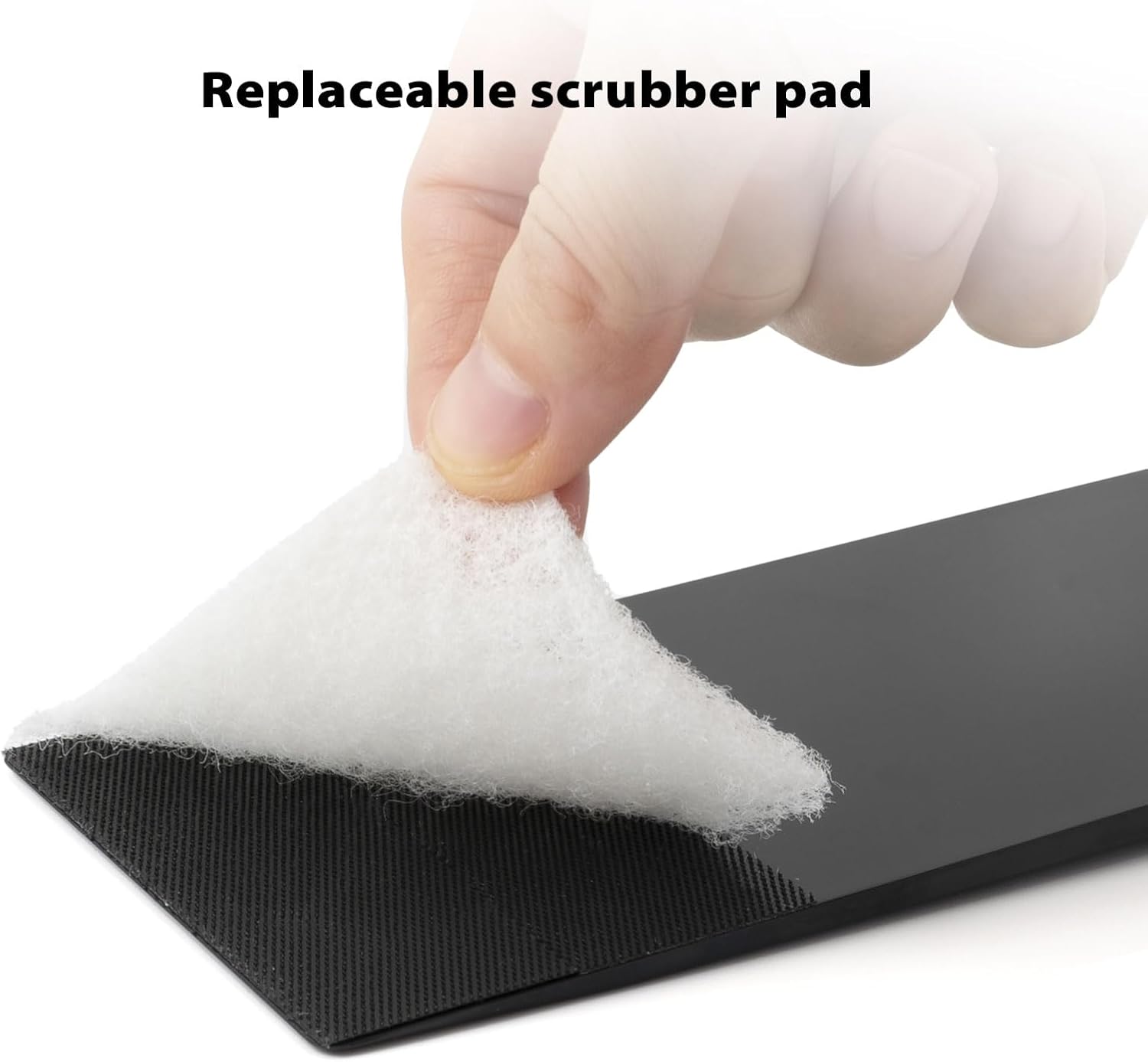 Long Reach Auto Bulldozer Squeegee, Mini Paddle Scrubber for Window Tint Film Installing and Vehicle Windshield/Rear Window Glass Cleaning - 1pc Bulldozer Tint Tool + 3pcs Scrub Pads