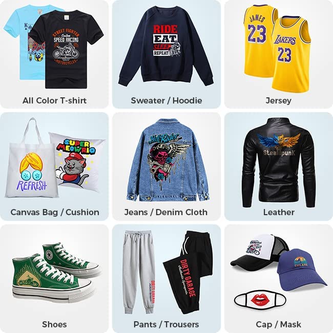 DTF Transfer Printer Classic 24inch (600mm) DTF Printer Direct to Film Printer DTF Machine with Dual I3200-A1 Printheads for T-Shirt Transfer Printing DIY