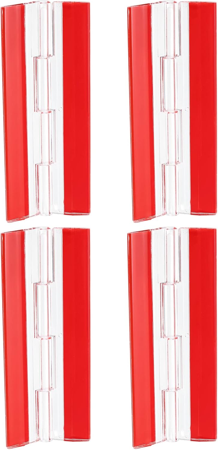 Normal Acrylic Hinge Transparent Folding Lightweight (100x42mm) - 4pcs