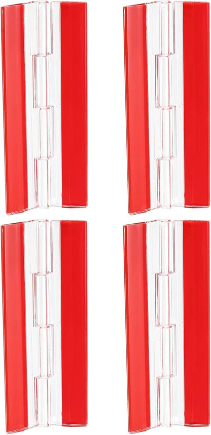 Normal Acrylic Hinge Transparent Folding Lightweight (100x42mm) - 4pcs