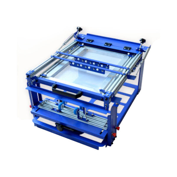 Manual Cylinder Curved Screen Printing Press for Cup / Mug / Bottle with Self-tensioning Frame (Diameter:5.9" )