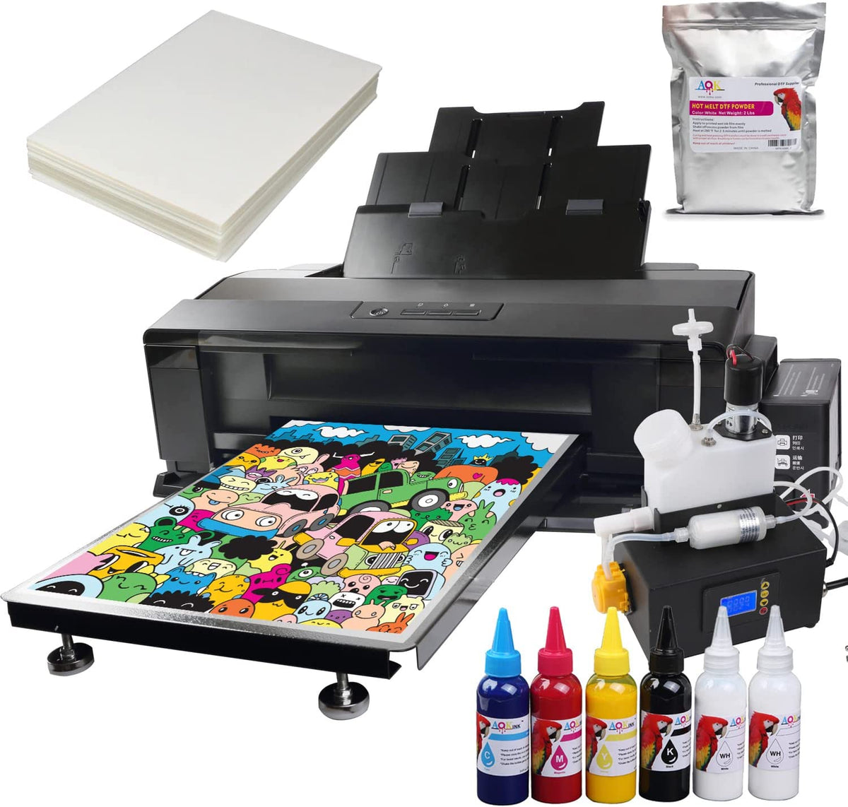 A3 A3+ 30CM 33CM DTF Transfer Machine Digital T-Shirt Textile Printing  Machine PET Film DTF Printer