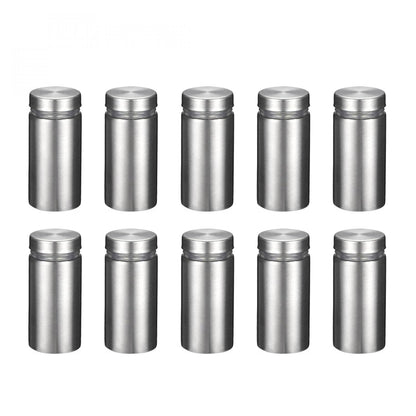 Wall Mount Acrylic Sign Standoff Screws Holders Glass Nails - 10pcs (19x40mm)