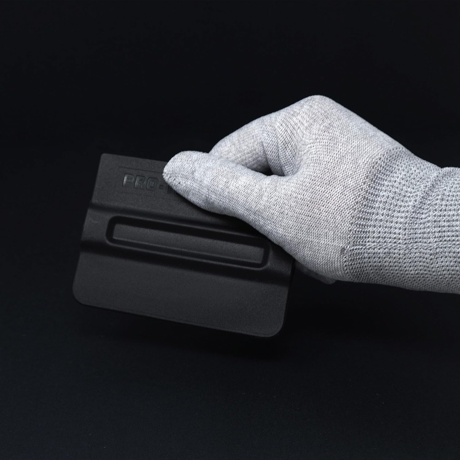 Vinyl Wrap Magnetic Squeegee (10cm x 7.5cm) - 1pcs (Black/Blue/Red)