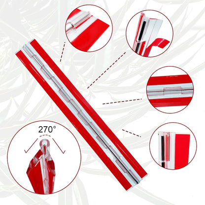 Normal Acrylic Hinge Transparent Folding Lightweight (300x42mm) - 2pcs