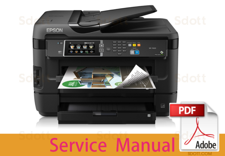 EPSON WorkForce WF-7620 7610 7110 Service Manual