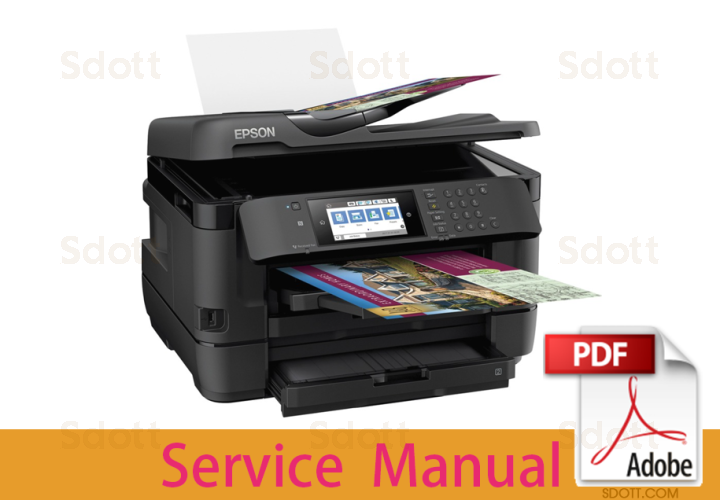 EPSON WorkForce WF-7720 7710 7210 Service Manual