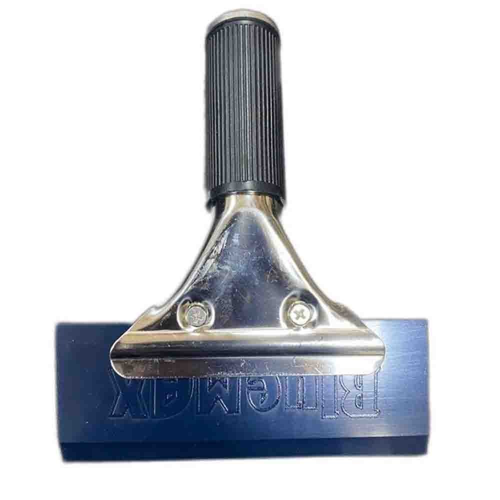 Long Handle Blue Max Squeegee for car window tinting and glass surfaces (20 x 13 cm) - Aluminium / Plastic