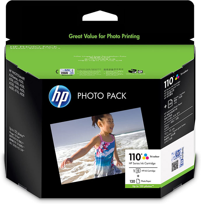 HP 110 Series Photo Pack-120 sht/4x6 in - Q8700AN