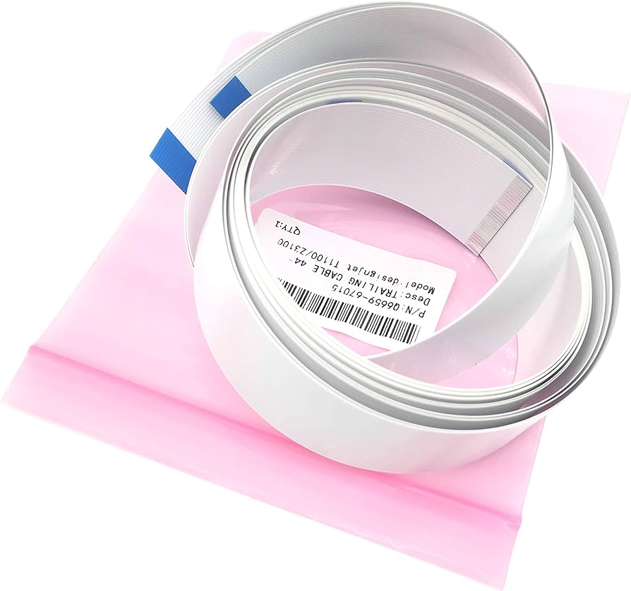 Carriage Trailing Cable Assembly for the HP Designjet Z3100, Z2100, Z3200, T1100, T610, T770 44-inch Series (Q6659-67015)