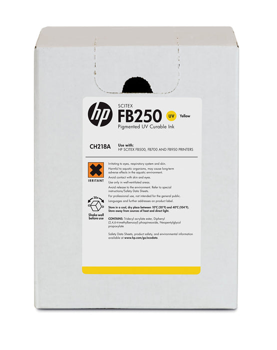 HP Scitex FB250 Yellow Ink for HP Scitex FB500/FB700 Printer (3 Liter Cartridge) - CH218A