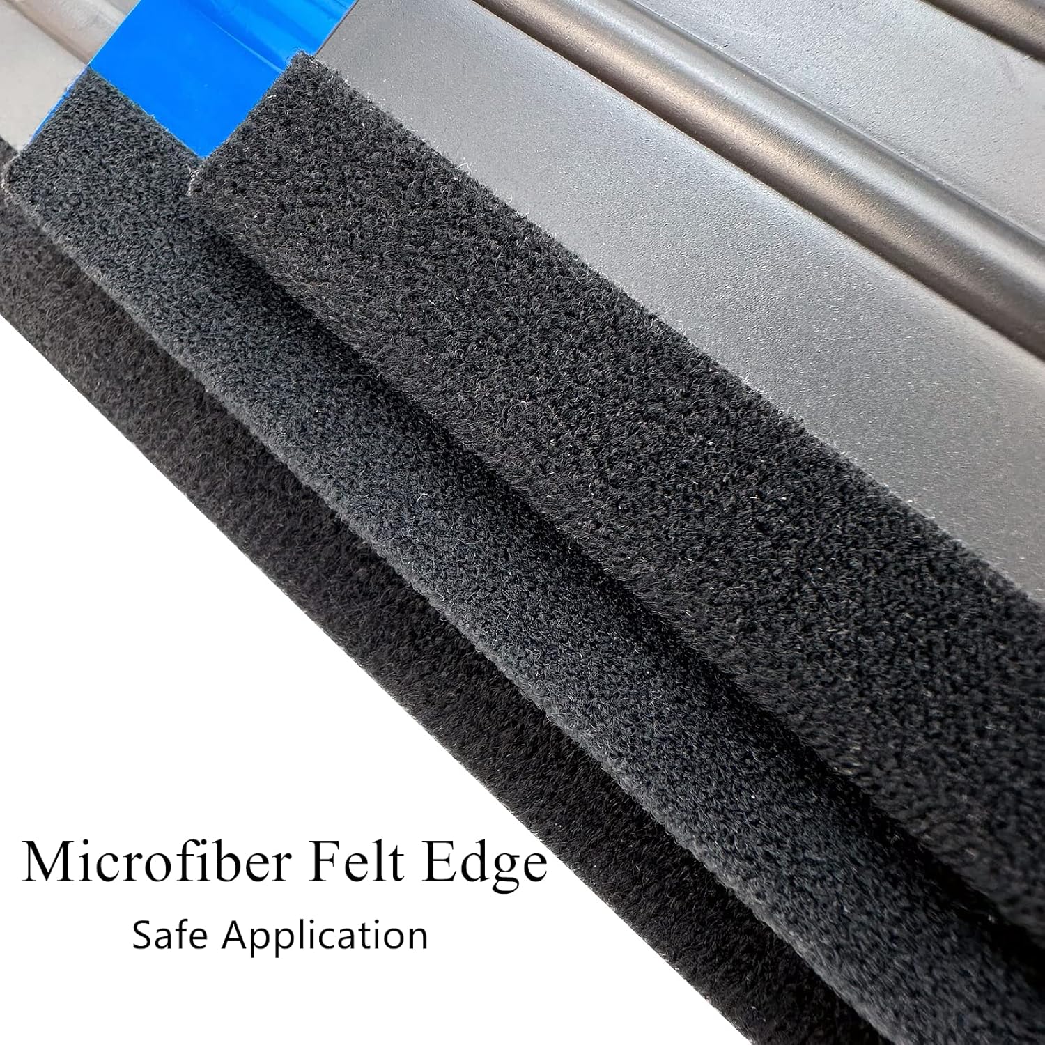 Vinyl Wrap Felt Edge Squeegee for Decals, Adhesive Vinyl, Window Film, Wallpaper - 3pcs (4inch - 5inch - 6inch)