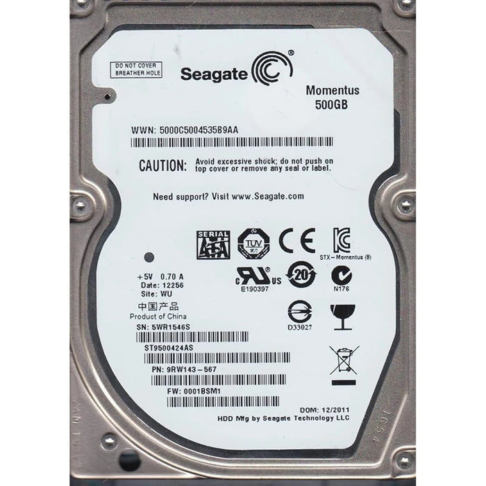 Hard Disk Drive HDD 500GB (Only) for the HP Designjet T3500 (B9E24-67018) - New