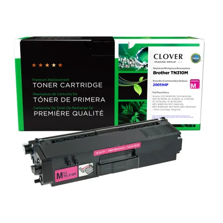 Clover Remanufactured Magenta Toner Cartridge for Brother TN310