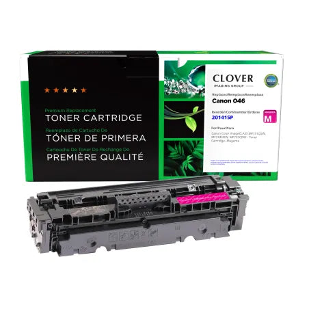 Clover Remanufactured Magenta Toner Cartridge for Canon 046 (1248C001)
