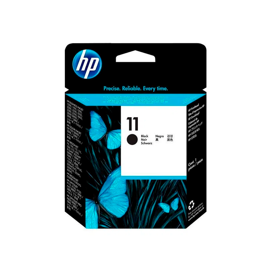 HP 11 Black Printhead for HP 1000, 1100, 1200, 2200, 2230, 2250, 2280, 2300, 2600, 2800, HP Color Inkjet cp1700, HP Designjet 70, 100, 110, 111, 500, 510, 800, 815, 820, HP Officejet 9110, 9120, 9130, Pro K850 - C4810A