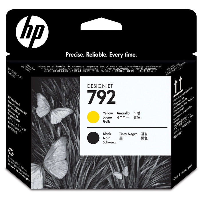 HP 792 Yellow/Black Latex Printhead for Designjet L26500, L28500 - CN702A