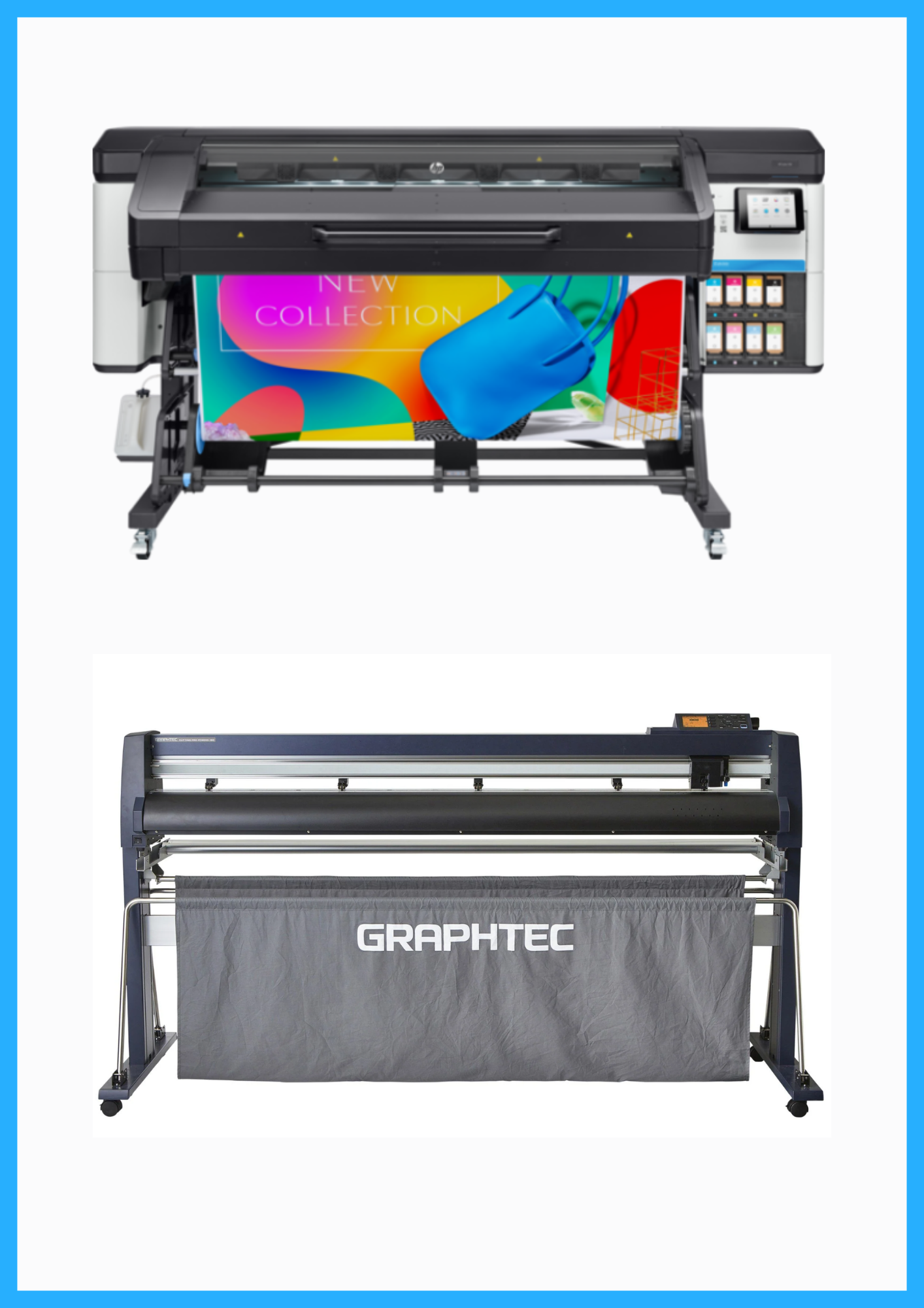 ON SALE - BUNDLE - HP Latex 700 64&quot; Wide Format Printer - Refurbished (1 Year Warranty) + 64&quot; Graphtec FC9000-160 Wide Cutter - Refurbished (1 Year Warranty)