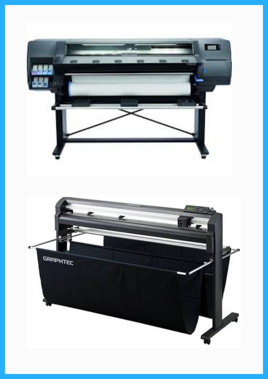 ON SALE - BUNDLE - HP Latex 315 54&quot; Printer - Refurbished (90 Days Warranty) + 54&quot; Graphtec FC8000-130 Vinyl Cutting Plotter - Refurbished (90 Days Warranty)