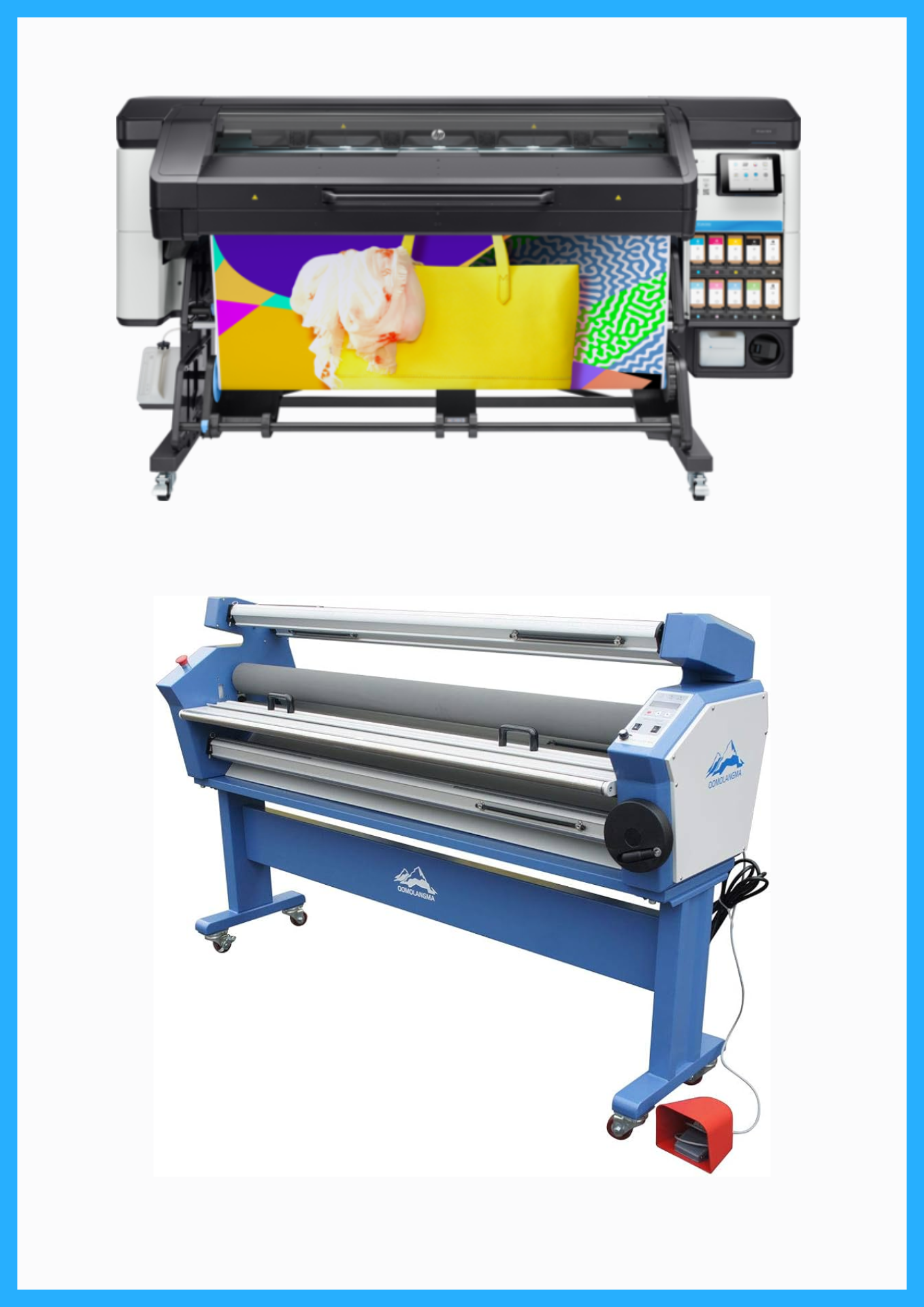ON SALE - BUNDLE - HP Latex 700W 64" Wide Format Printer - Y0U23A / Refurbished (1 Year Warranty) + 63" Full-auto Low Temp. Wide Format Cold Laminator - New