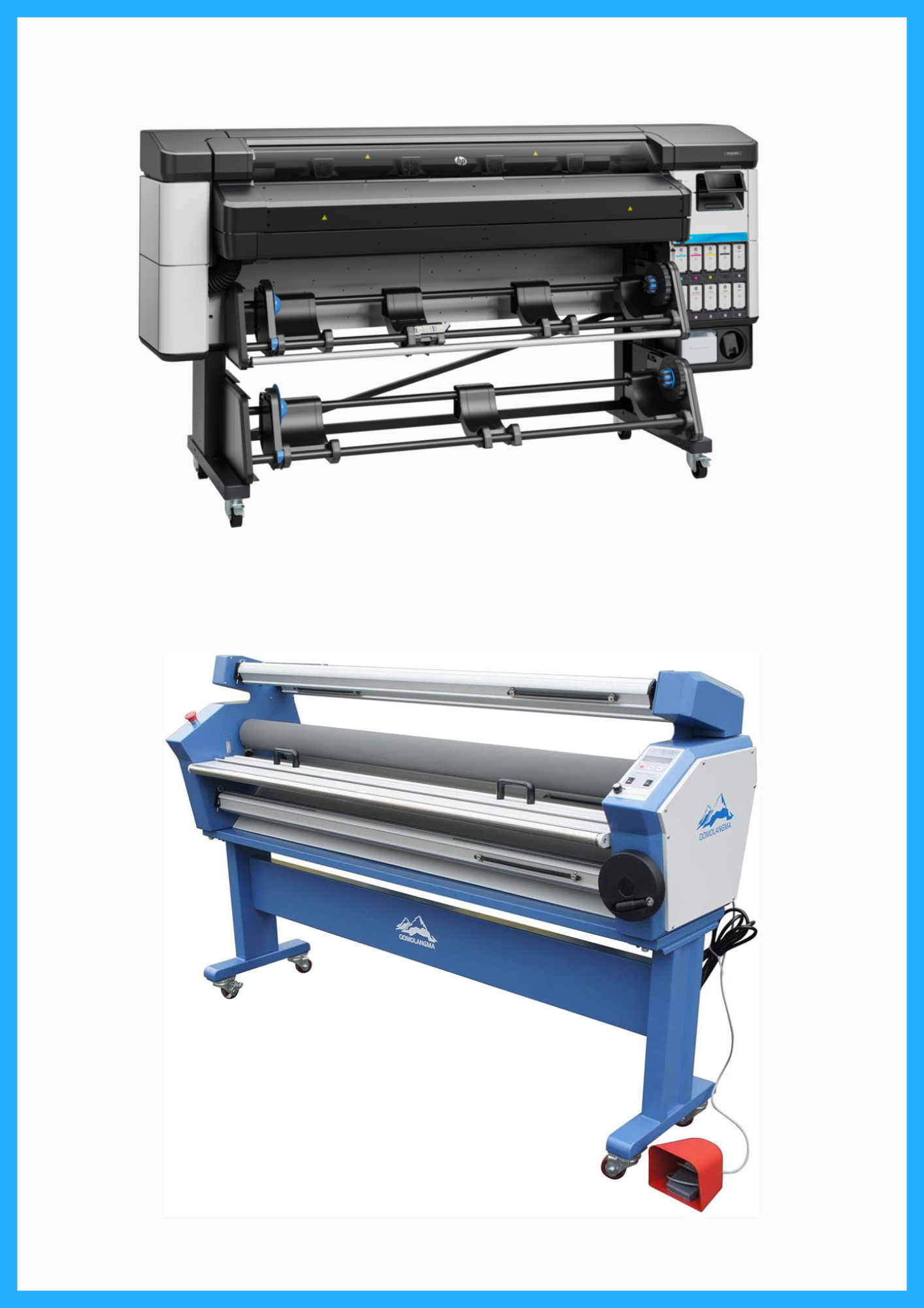 ON SALE - BUNDLE - HP Latex 630 W 64" Printer - New + 63" Full-auto Low Temp. Wide Format Cold Laminator - New