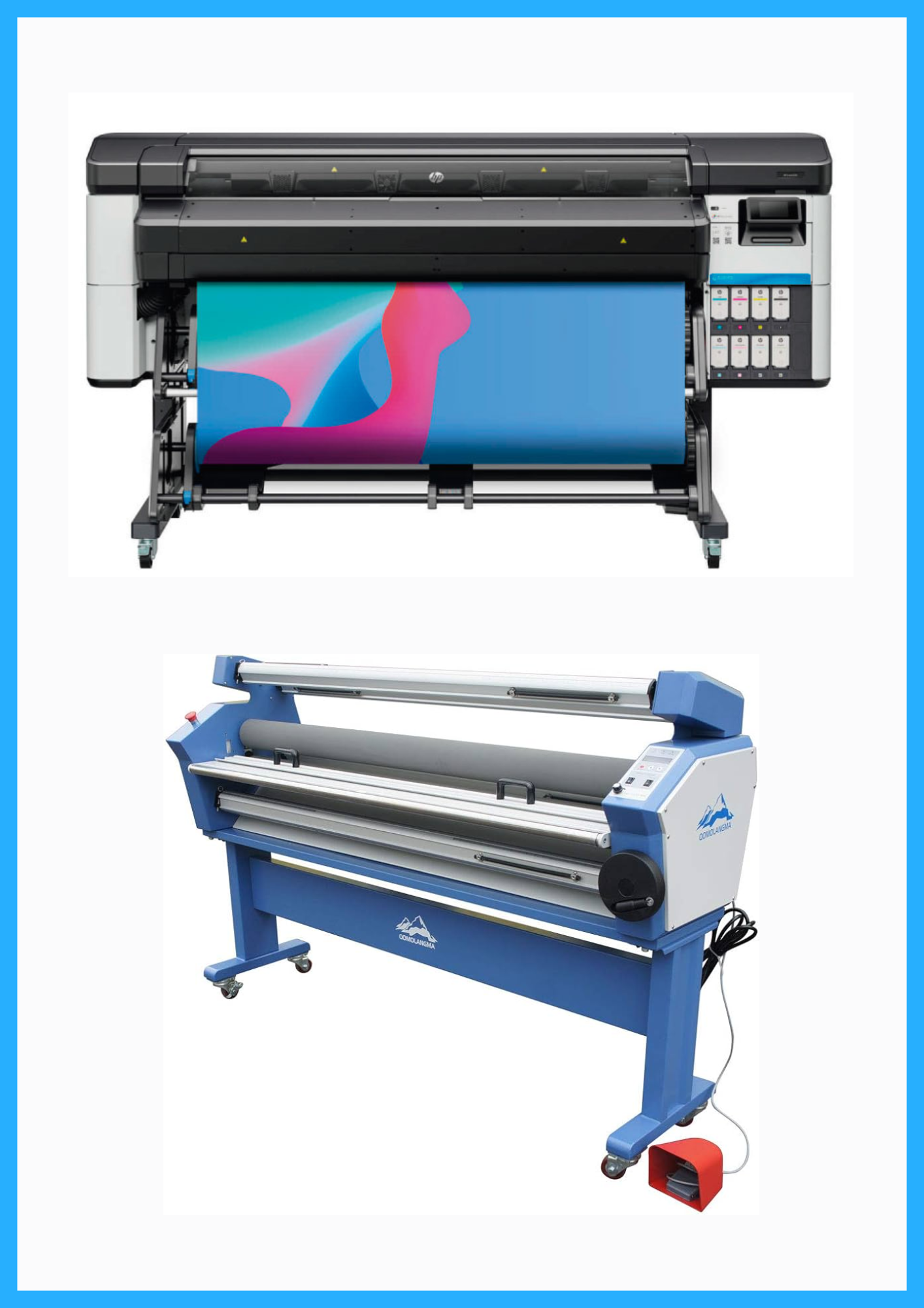 ON SALE - BUNDLE - HP Latex 630 64" Printer - New+ 63" Full-auto Low Temp. Wide Format Cold Laminator - New