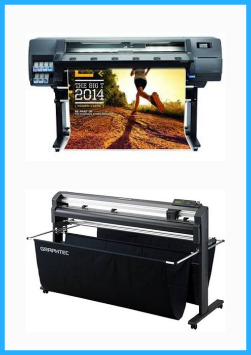 BUNDLE - HP Latex 310 54" - Refurbished (90 Days Warranty) + 54" Graphtec FC8000-130 Vinyl Cutting Plotter - Refurbished (90 Days Warranty)