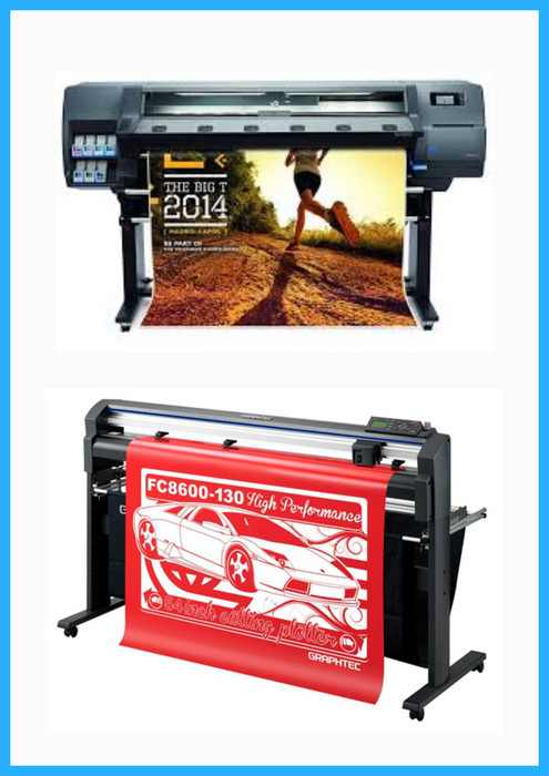 BUNDLE - HP Latex 310 54" - Refurbished (90 Days Warranty) + 54" Graphtec FC8600-130 High Performance Vinyl Cutting Plotter - Refurbished (90 Days Warranty)