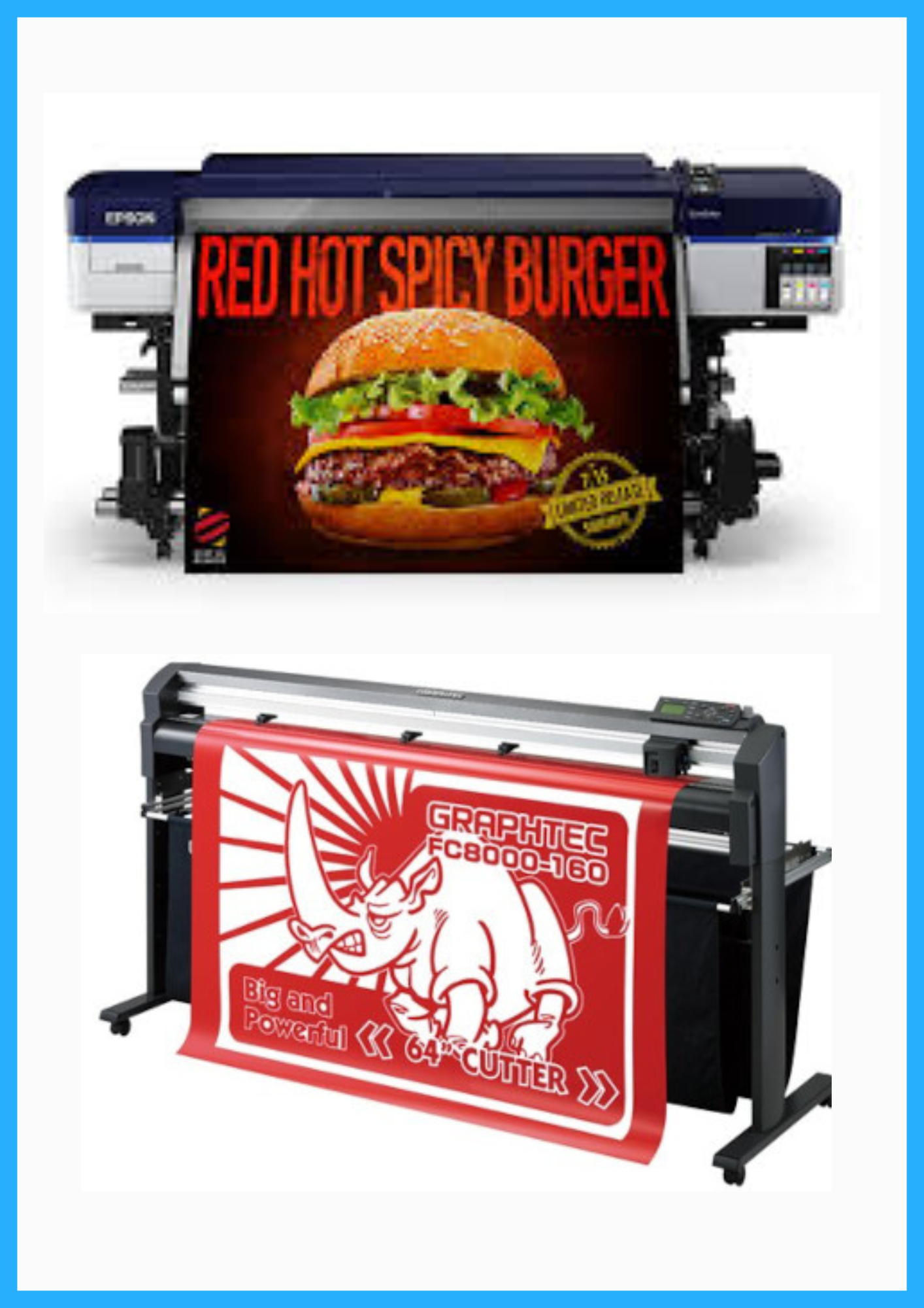 ON SALE - BUNDLE - Epson SureColor S40600 Production Edition - Refurbished (1 Year Warranty) + 64" Graphtec FC8000-160 Vinyl Cutting Plotter - Refurbished (1 Year Warranty)